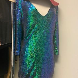 Sequin dress as seen in Charlie’s Angels